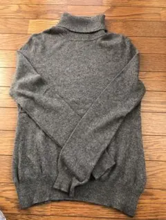 リミテッドエディション カシミヤ100 タートルネック ニット セーター グレー