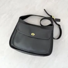 オールドコーチ OLDCOACH ショルダーバッグ ターンロック ブラック