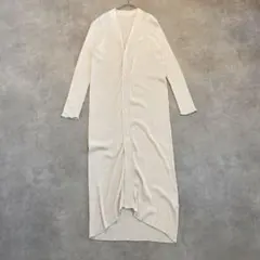 美品 ギャルリーヴィー ロング カーディガン リブ Ｖネック 3WAY