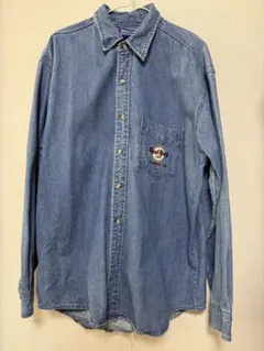 Hard Rock Cafe デニムシャツ 長袖　⚠︎ほつれあり