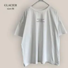 グラシアGLACIERプリントTシャツ 半袖　カットソー　綿100% コットンのサムネイル
