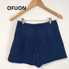 OFUON ショートパンツ ブルー M