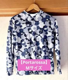 【Portarossa】 ポルタロッサ 薄手 ニット Mサイズ 秋 冬 長袖