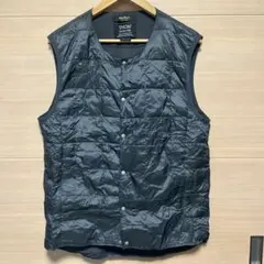 未使用品 narifuri × TAION コラボ ダウンベスト チャコール L