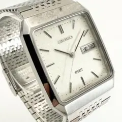 【新品電池】 SEIKO SPIRIT メンズ 腕時計 デイデイト シルバー