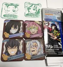 鬼滅の刃　バレンタイン　ギフト缶バッジ　甘露寺蜜璃　伊黒小芭内　宇髄天元おまけ付