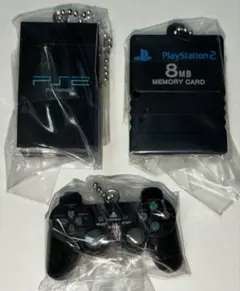 ミニチュアチャーム プレイステーション2 本体 コントローラー メモリーカード