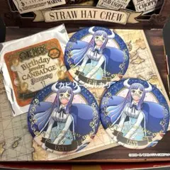 ワンピース バースデー ジュエリー 缶バッジ 1月 うるティ 3個のサムネイル