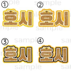 SEVENTEEN ホシ ネームボード