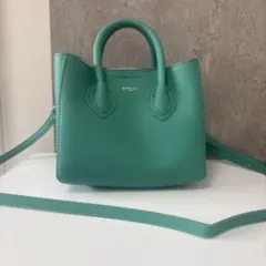 ターコイズレザーショルダーバッグ