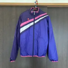 レディース　S ルコックスポルティフ　ゴルフ　ナイロン ジャケット　アウター 紫