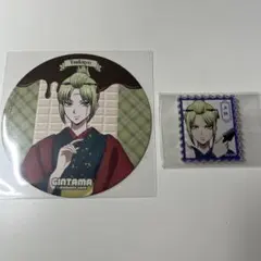 銀魂　吉原大炎上 月詠　アニメイトカフェ　特典コースター　アクリルステッカー