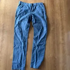 H&M L.O.G.G. コットンパンツ ブルー