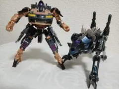 出トランスフォーマーRD-13ラヴィッジとBD-04ナイトバードのセット 고장·부품용