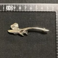 No.06--Cosmo Gold 刻印あり　シルバー 花形ブローチ