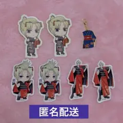 銀魂 月詠 新劇場版 吉原大炎上 ステッカー 衣裳モチーフチャーム 7点セット