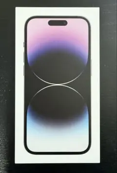 箱のみ iPhone 14 Pro ディープパープル コード付き ケーブル付き