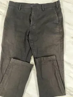 【値下げ中】L 79 黒 UNIQLO ユニクロ スリムフィットチノ ノータック