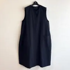 mizuiro ind ミズイロインド フロントフライコクーンジレ ネイビー