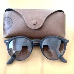 RayBanサングラス　ラウンド型　グレーのサムネイル