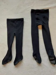 キッズタイツ ブラック 85cm 95cmセット