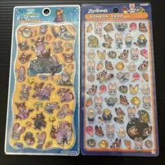 ズートピア ボンボンドロップシールプチドロップキャラクターシールセットおまけ付き