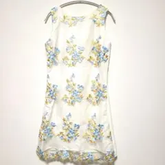 Neoly Collection 刺繍ノースリーブワンピース【フリー】レディース