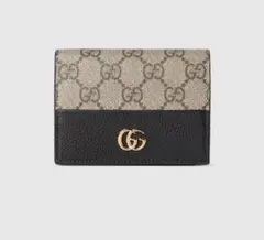 GUCCI　ダブルG バイカラー カードケース ウォレット
