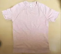 【ビンテージピンク】GAP 裏毛半袖スウェット ラグラン L