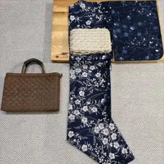 撫松庵 小紋のような訪問着 セオα 浴衣 単衣 バチ衿 - メルカリ
