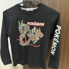 ポケモン　レックゥザ　黒　長袖　ロンT 130