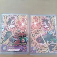 スーパードラゴンボールヒーローズ ベジータ・孫悟空　ゼノ Pレアカード