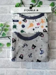 ミキハウス　ダブルＢ肌着 120㎝　タンクトップ2枚セット 新品未使用