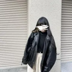 【10月限定価格】 FREAK'S STORE フェイクレザーブルゾン