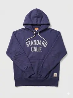 STANDARD CALIFORNIA ネイビー フード付きパーカー Lサイズ