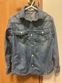 DOUBLE.B デニムジャケット デニムシャツ　 120cm
