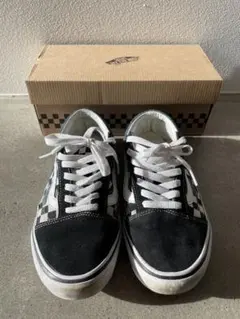 Vans Old Skool ブラック チェッカー