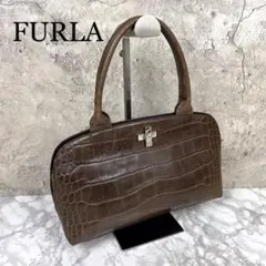 FURLA フルラ ハンドバッグ クロコダイル