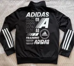adidas アディダス キッズ ジャージ 120 ブラック ジャージ上