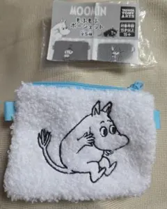 MOOMIN もふもふ　ポーシェット　ムーミン　白