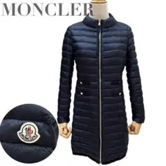 美品　MONCLER　モンクレール　AUBRY　ロングダウン　ネイビー　0　袋のサムネイル