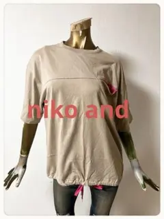 ☘️T23836☘️niko and 半袖 Tシャツ トップス M