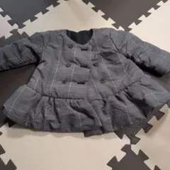 COMME CA ISM チェック柄アウター 80cm