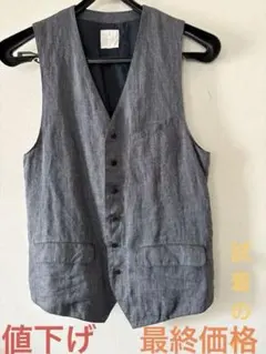 TOUJOURSトゥジュー　カシミヤ/コットンシルク　ベスト TOUJOURSトゥジュー カシミヤ/コットンシルク ベスト TOUJOURS