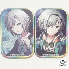 日野森志歩 スクエア缶バッジ プロジェクトセカイ