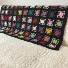 手編みのブランケット