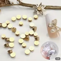 ネイル　スピンパーツ　スピナー　ベアリング　回転　ぐるぐる　10個