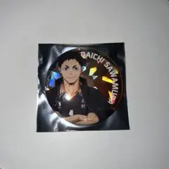 ハイキュー!! 澤村大地 トレーディングホログラム缶バッジ 主将ver.