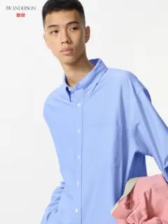【新品タグ付】ユニクロ×JWアンダーソン/オックスフォードオーバーサイズシャツ