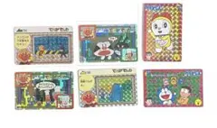 アンパンマン・ドラえもん カード6枚セット　バイキンマン　ドラミ　1990年製